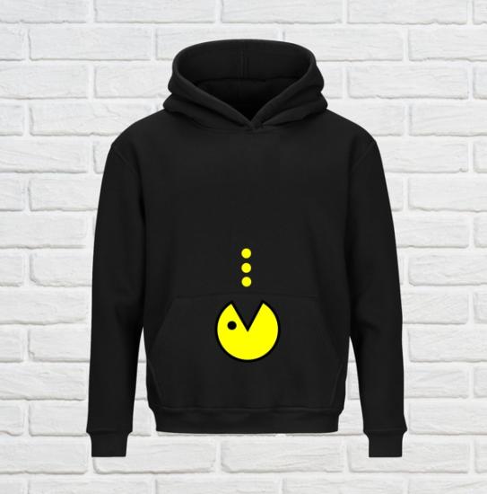 Pacman Tasarım Sweatshırt